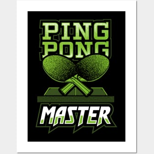 Ping pong master Posters and Art